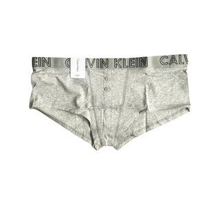 Women's Calvin Klein Boyshort Underwear Grey Large
